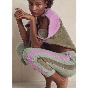 Intimately Free People Blue Monday Fleece Jogger Set In Valley Girl